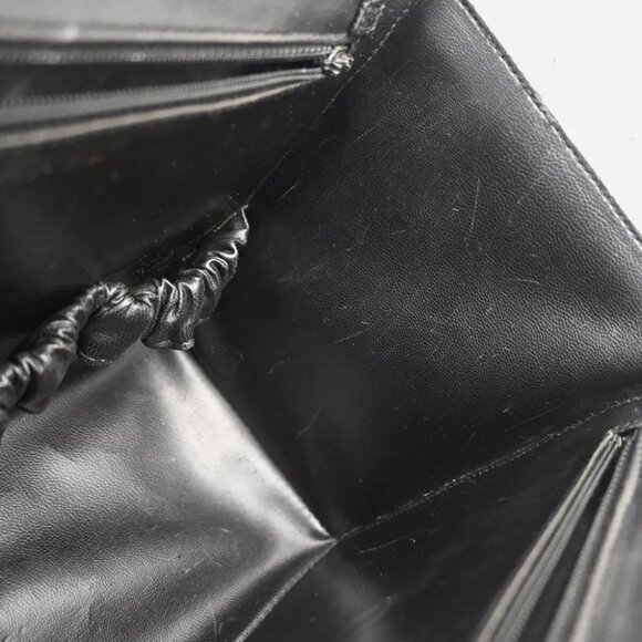 CHANEL CC Logo 2Way Vanity Shoulder Hand Bag Caviar Skin Leather BK GHW - Picture 10 of 14